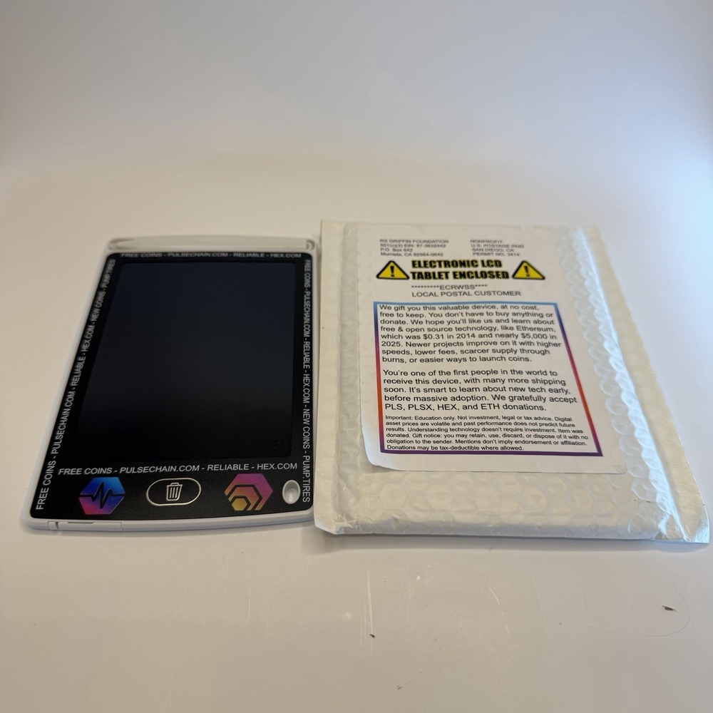PulseChain/Hex Mass Marketing Tablet - First Batch - Super RARE